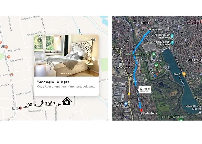 Cozy Near Maschsee, Balcony, Gardenview * ハノーファー